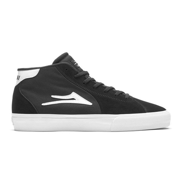 LaKai Flaco 2 Mid Black/White Skate Shoes Mens | Australia US6-7082